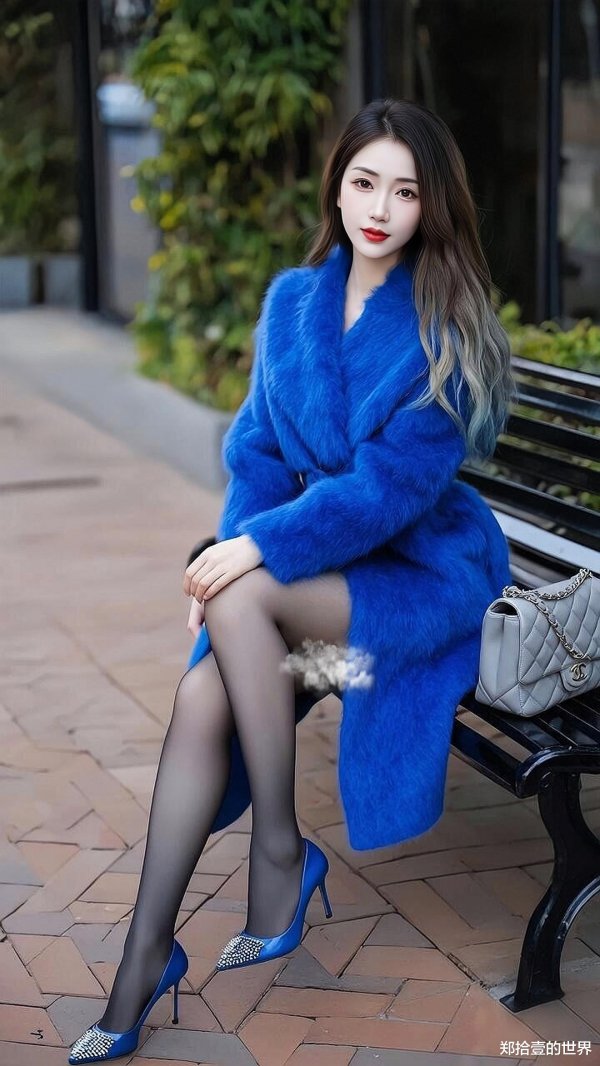 长腿的女生真的很适合穿高跟鞋, 这腿美的不可文物